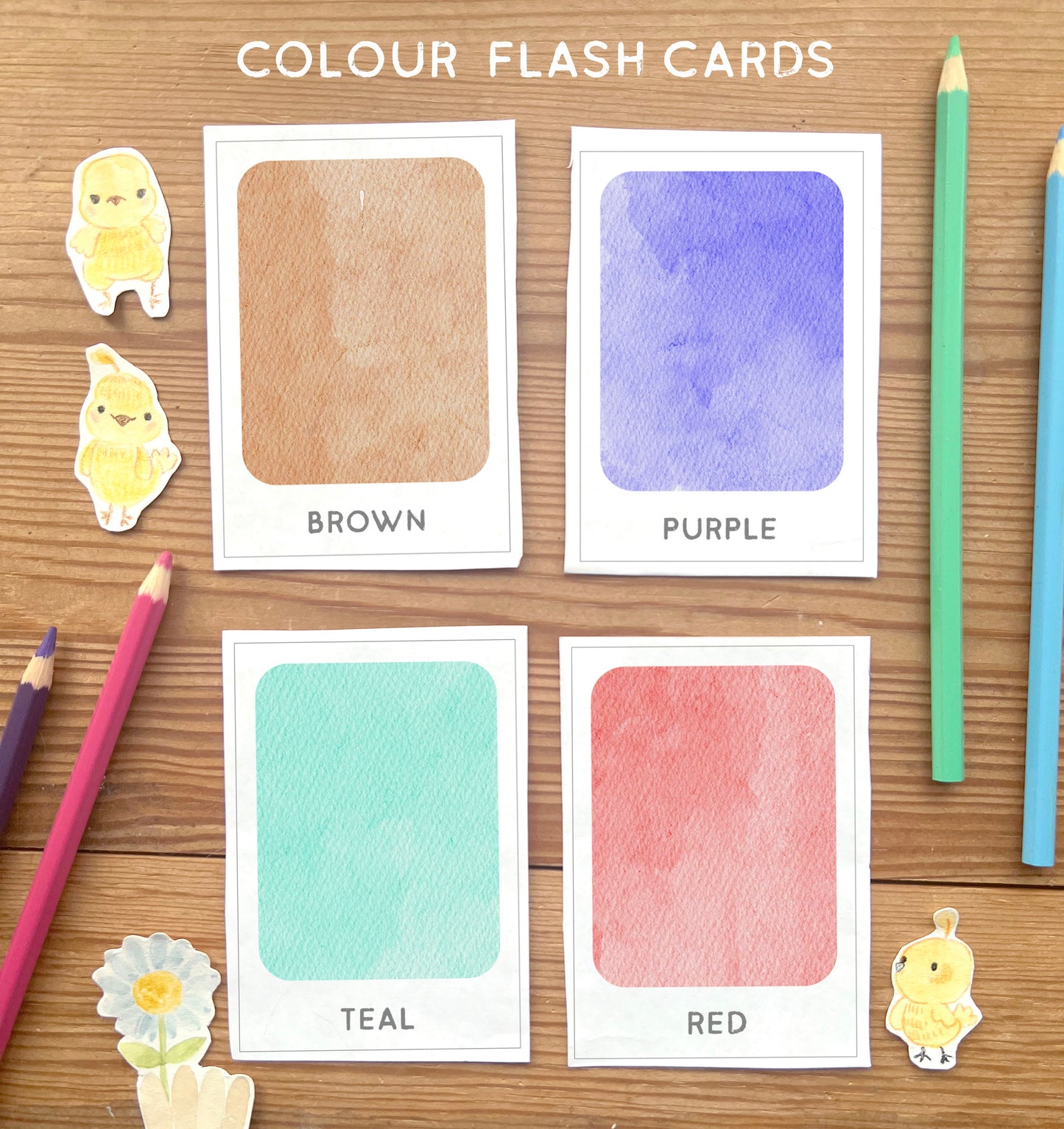 Color Sorting Colour Activity Preschool Busy Book Printable Montessori Toddler Homeschool Learning Poster Color Wheel Flash Cards Collage