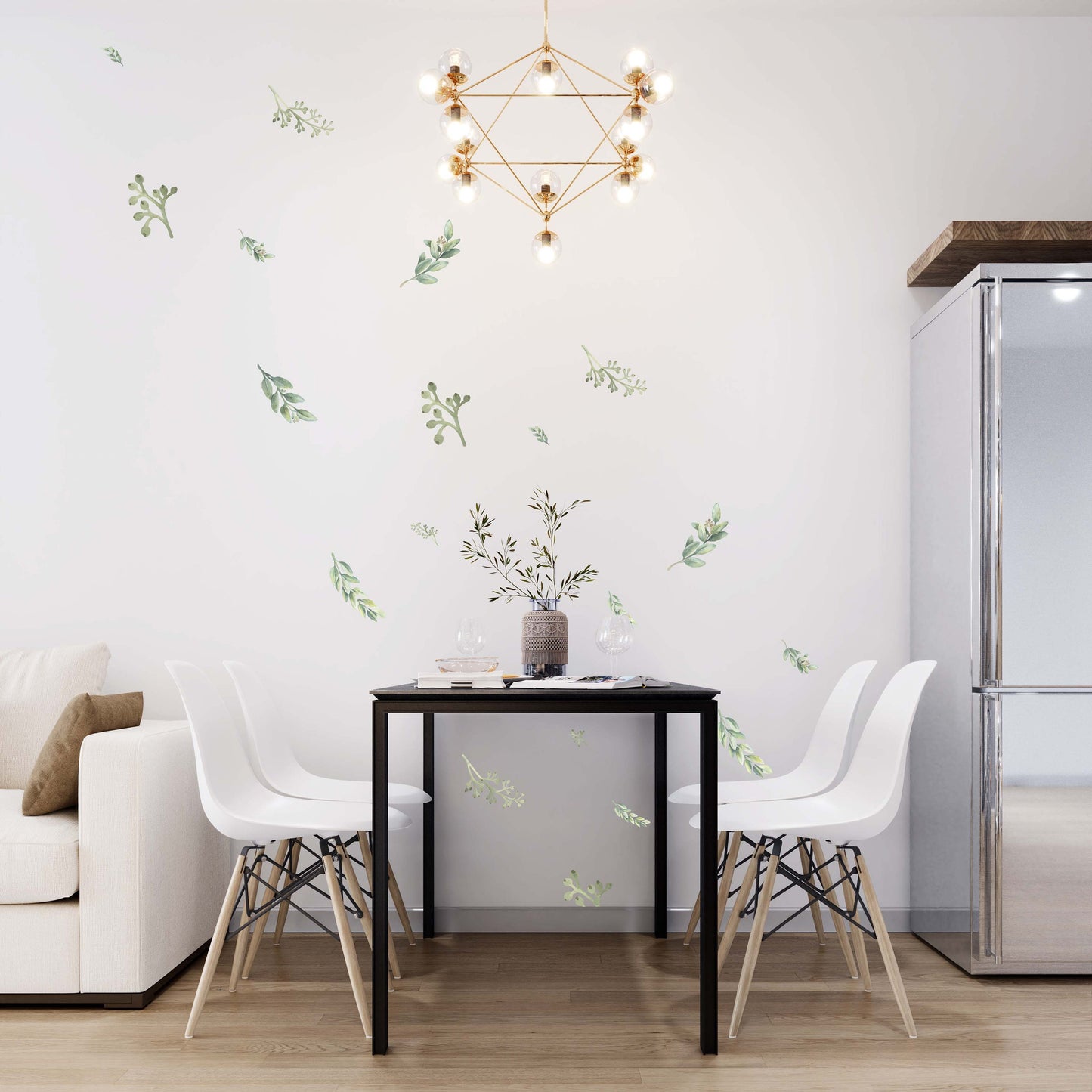 Botanical Decals Greenery Wall Stickers, LF065