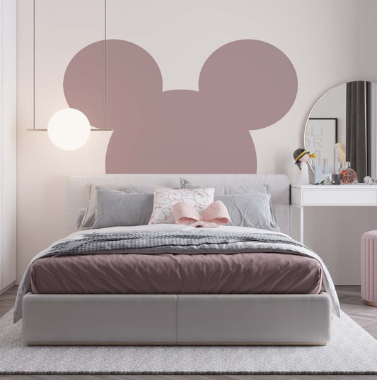 Headboard Wall Decal Arch Sticker Mouse Ears, LF149