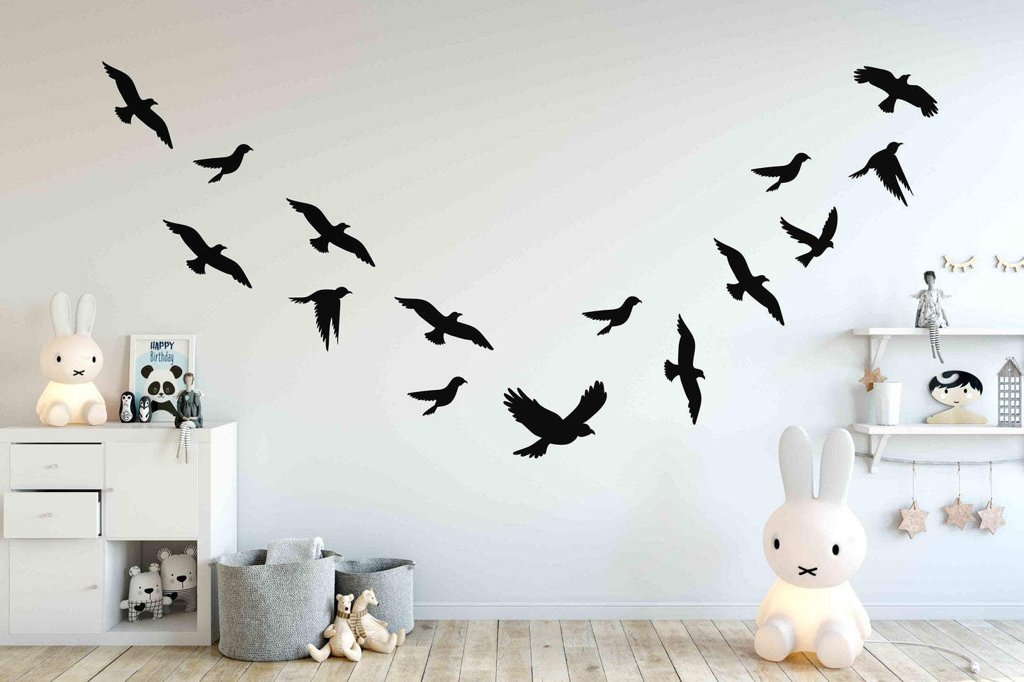 Flying Birds Wall Decal Stickers, LF177