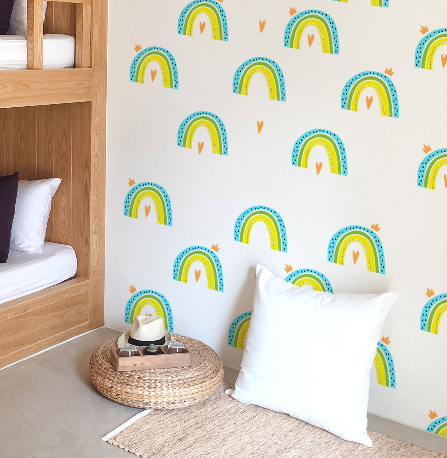 Rainbow Wall Decals Sticker, LF187