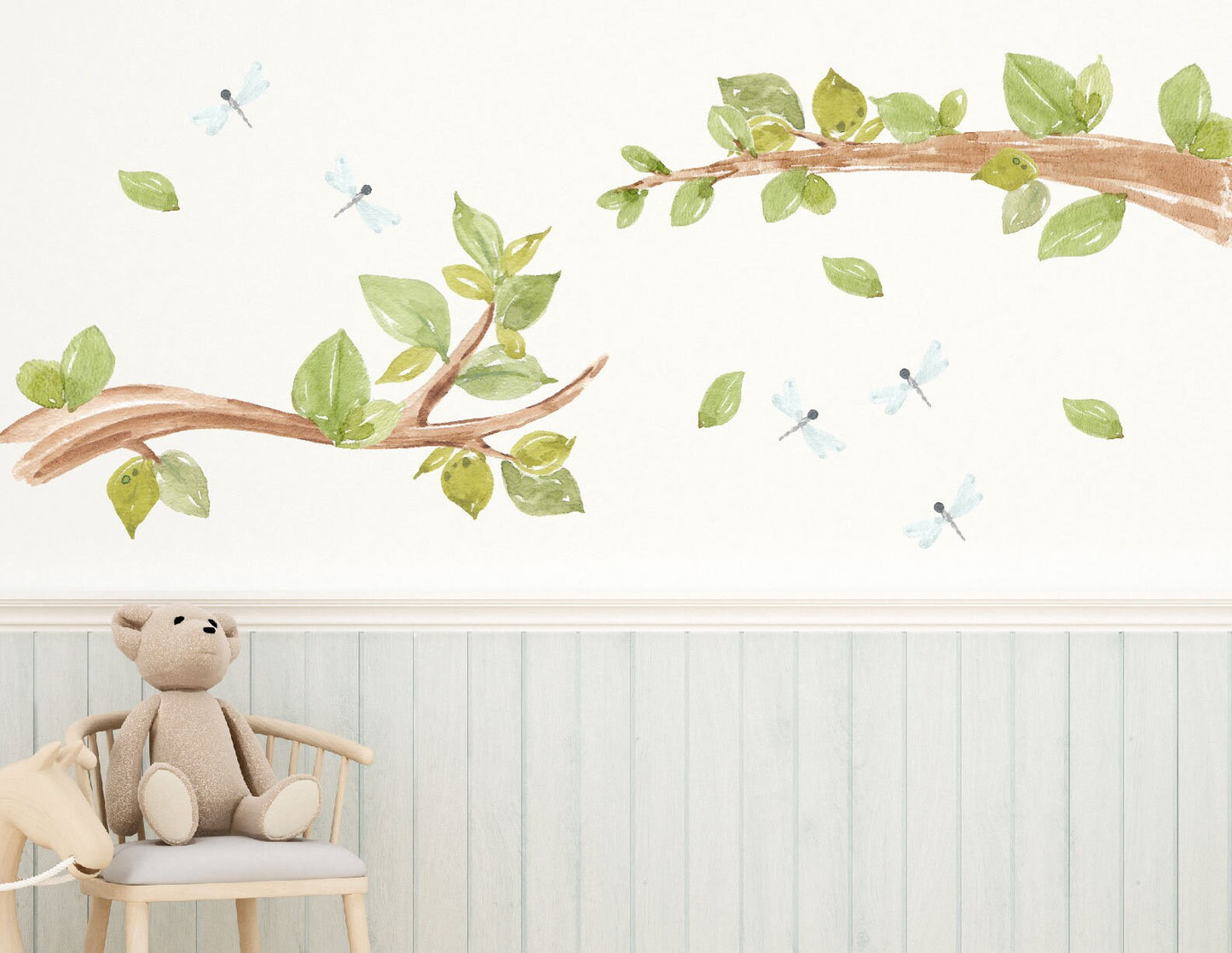 Koalas wall decals tree greenery leaves stickers Australian animals, LF197