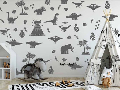 Dinosaur Wall Decals Stickers, LF209