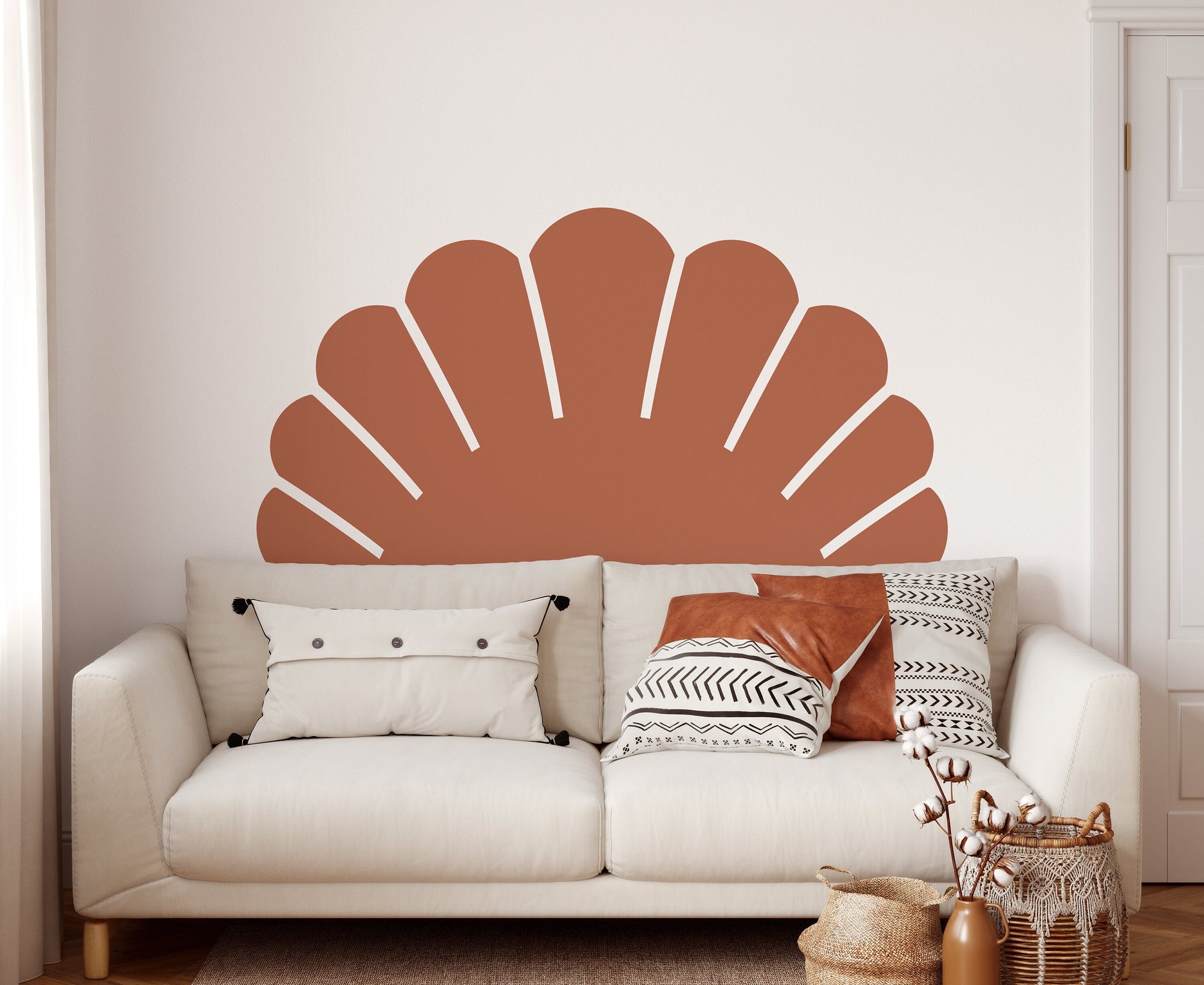 Arch Wall Decal Headboard Sticker Boho Nursery, LF010