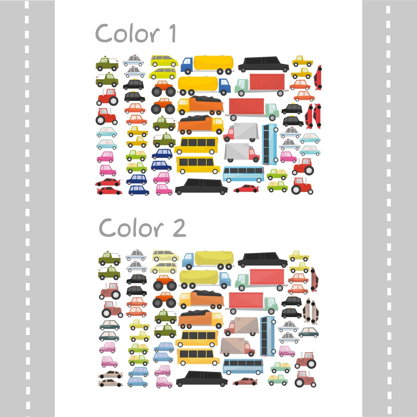 Cars Wall Decals Trucks Stickers, KL0012