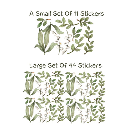 Green Wall Decals Flower stickers Lily of the Valley, KL0015