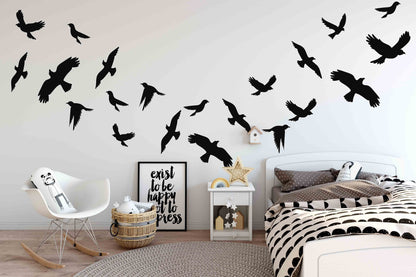 Flying Birds Wall Decal Stickers, LF177