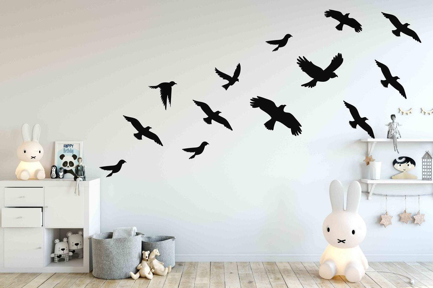 Flying Birds Wall Decal Stickers, LF177