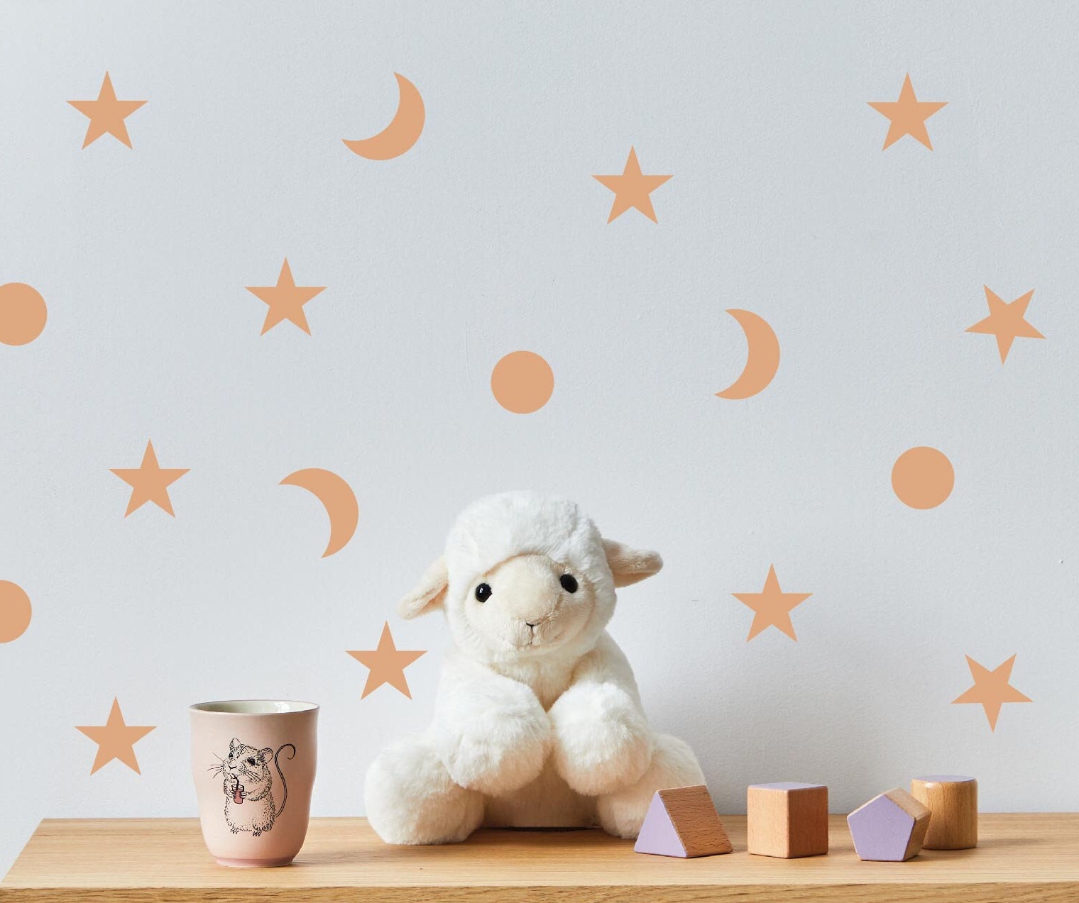 Wall sticker stars moon decals, KL 0018