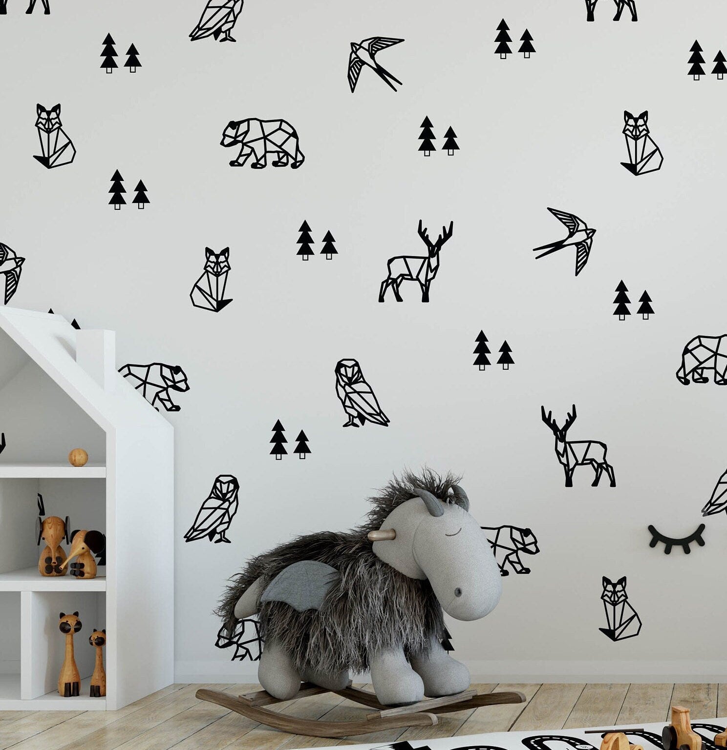 Wall stickers forest animals, KL 0020