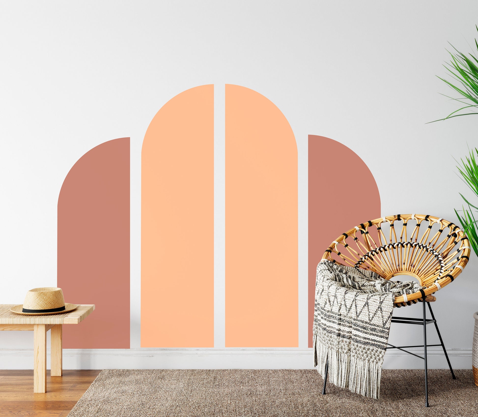 Arch Wall Decal Colour Block Stickers KL0004