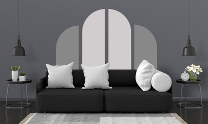 Arch Wall Decal Colour Block Stickers KL0004