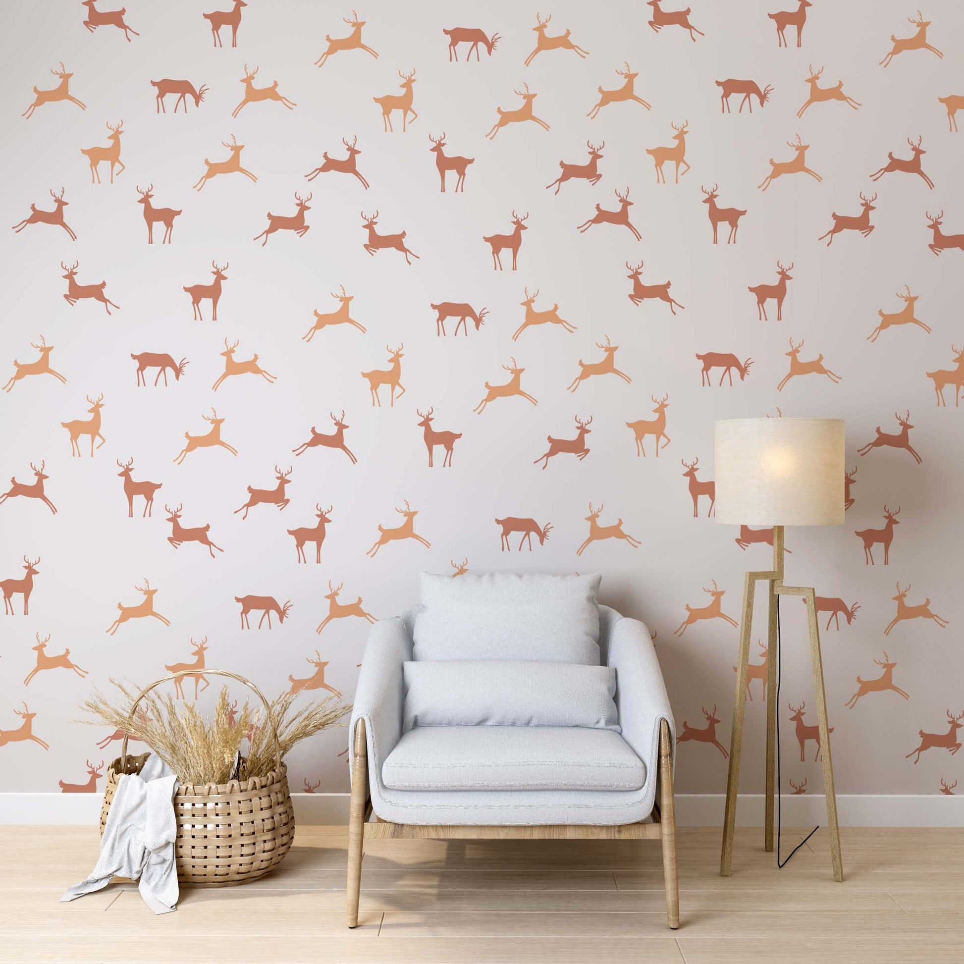 Deers Animals Wall Decals , LF277