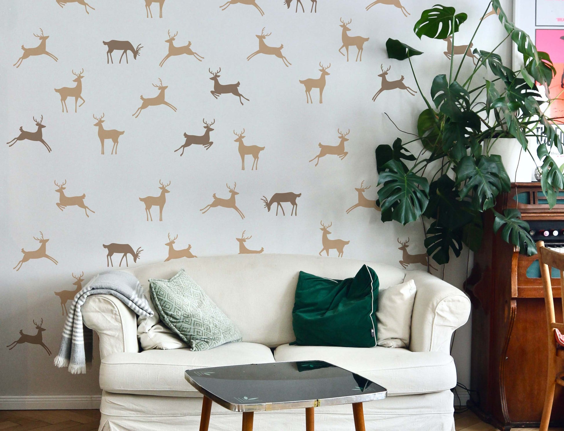 Deers Animals Wall Decals , LF277