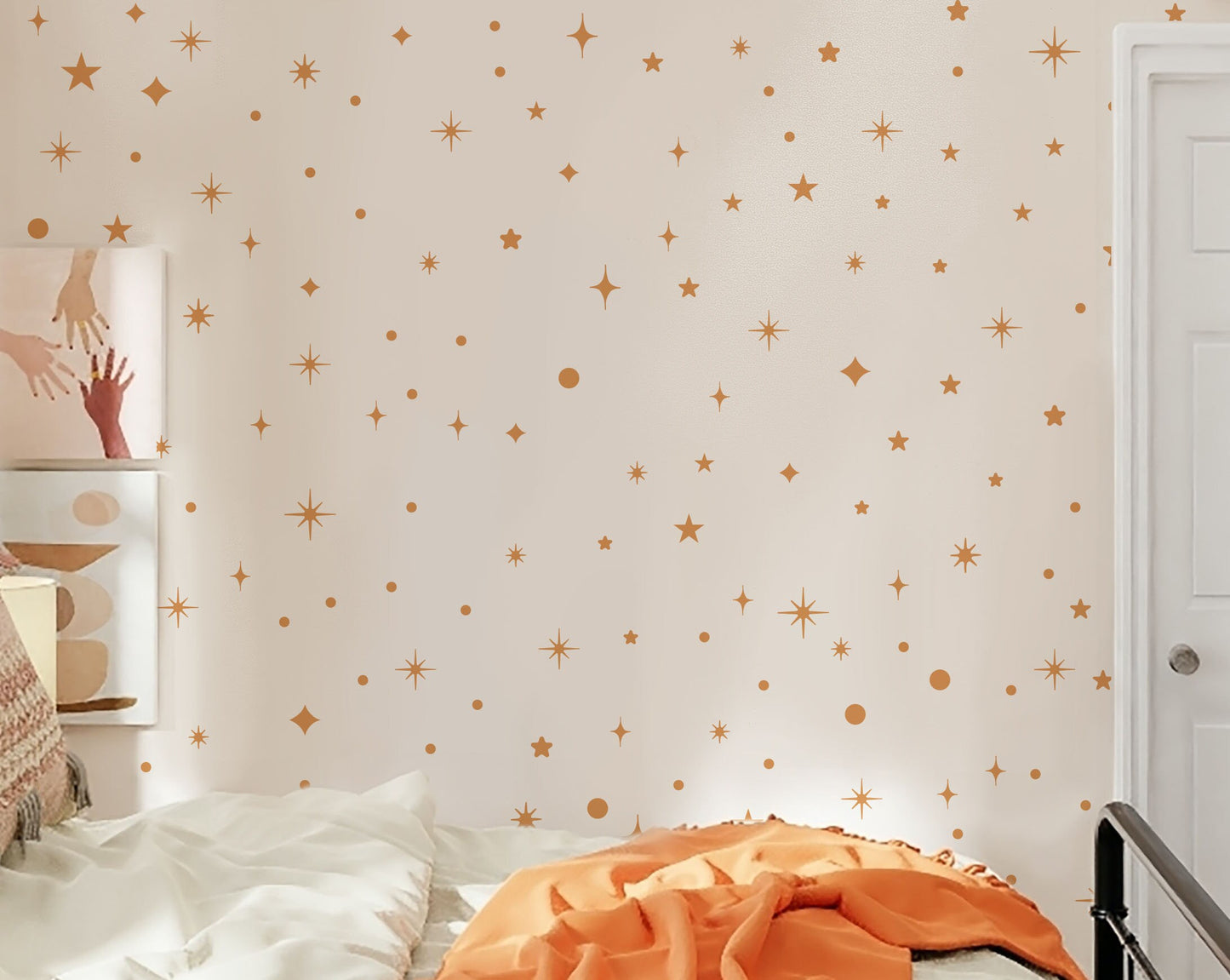 Starburst Wall Decals Star Stickers, LF325