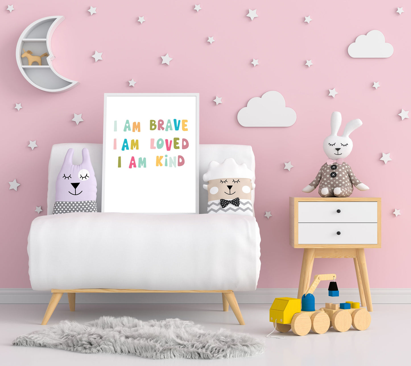 Stay Wild Poster Be brave Nursery Print Custom Classroom Personalized Wall Decor Quote lyrics for Kid's Room , Playroom motivation, LF450