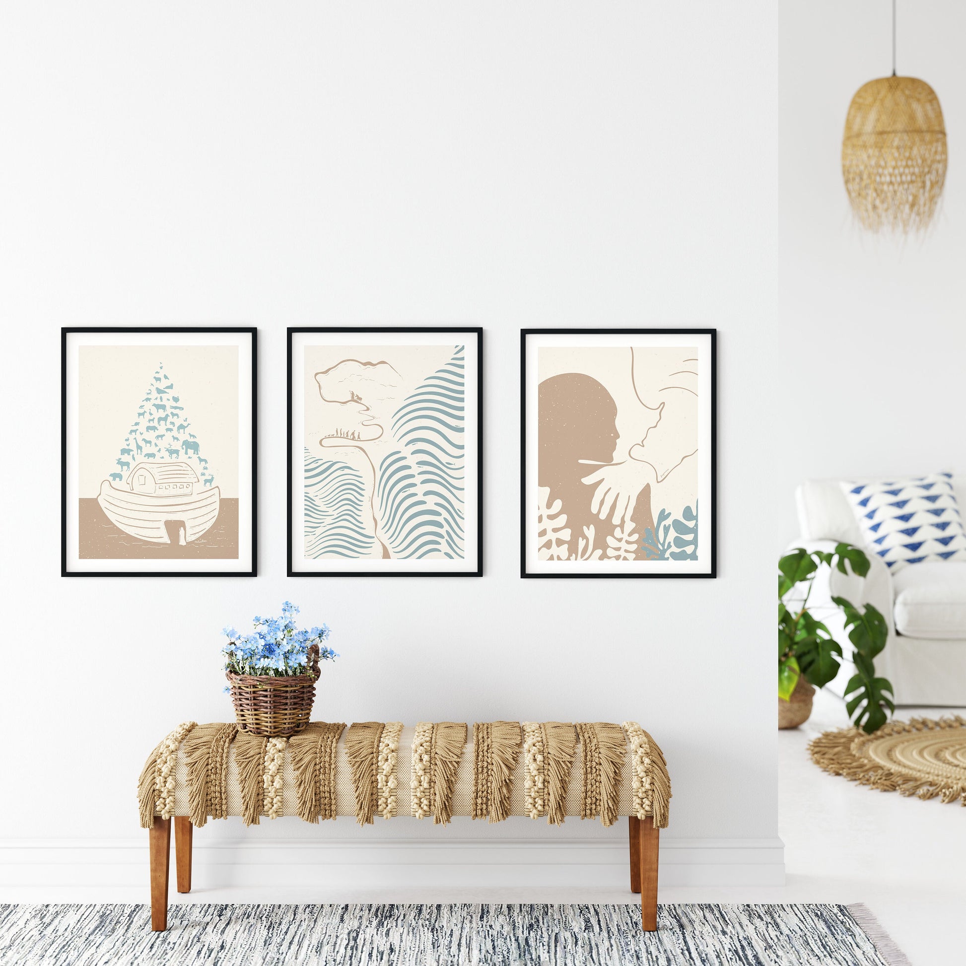 Prodigal Son Print, Forgiving Father, Jesus Art, Bible Parable Wall Art, Christian Faith Print, Poster, Modern Home Decor